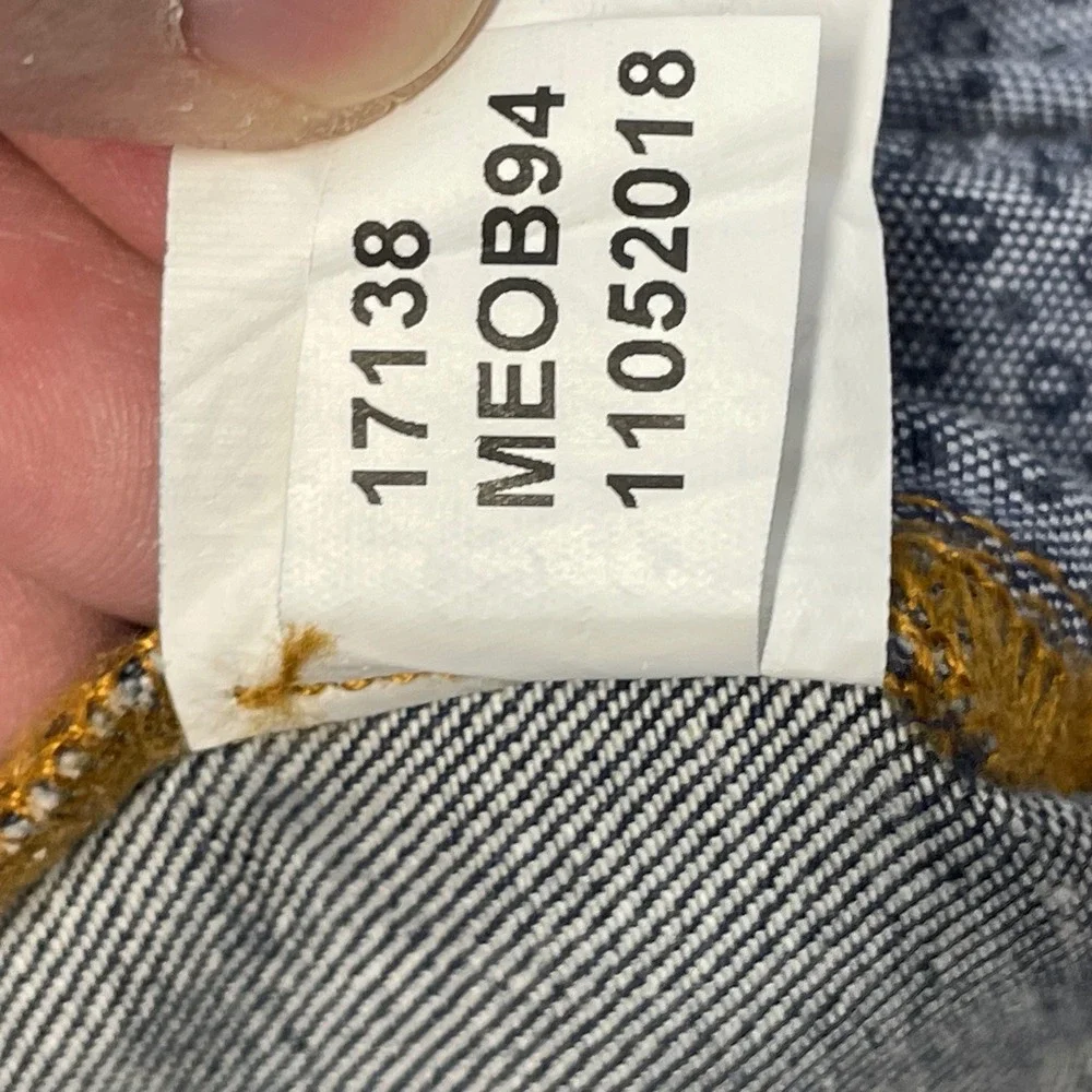 Peter Millar Blue Stretch Straight Leg Cotton Blend Denim Jeans Mens 32 Preppy